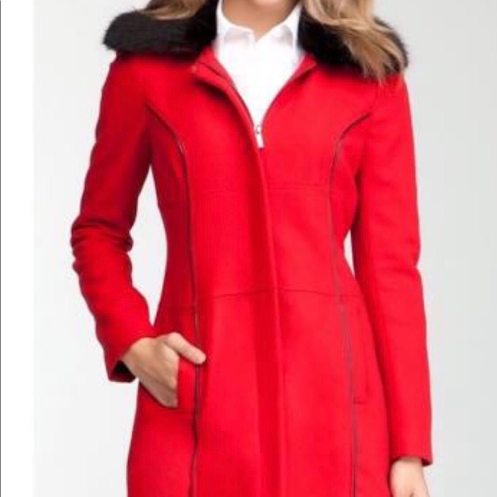 Red Bebe Coat